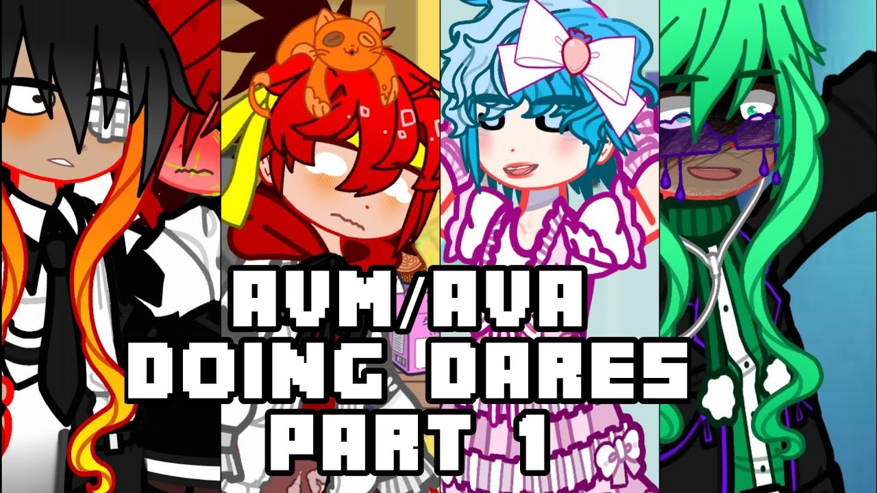 AVA/AVM DOING DARES!⭕⚫🟣🔵🟢🔴🟠🟡🔅(read the description for warning)