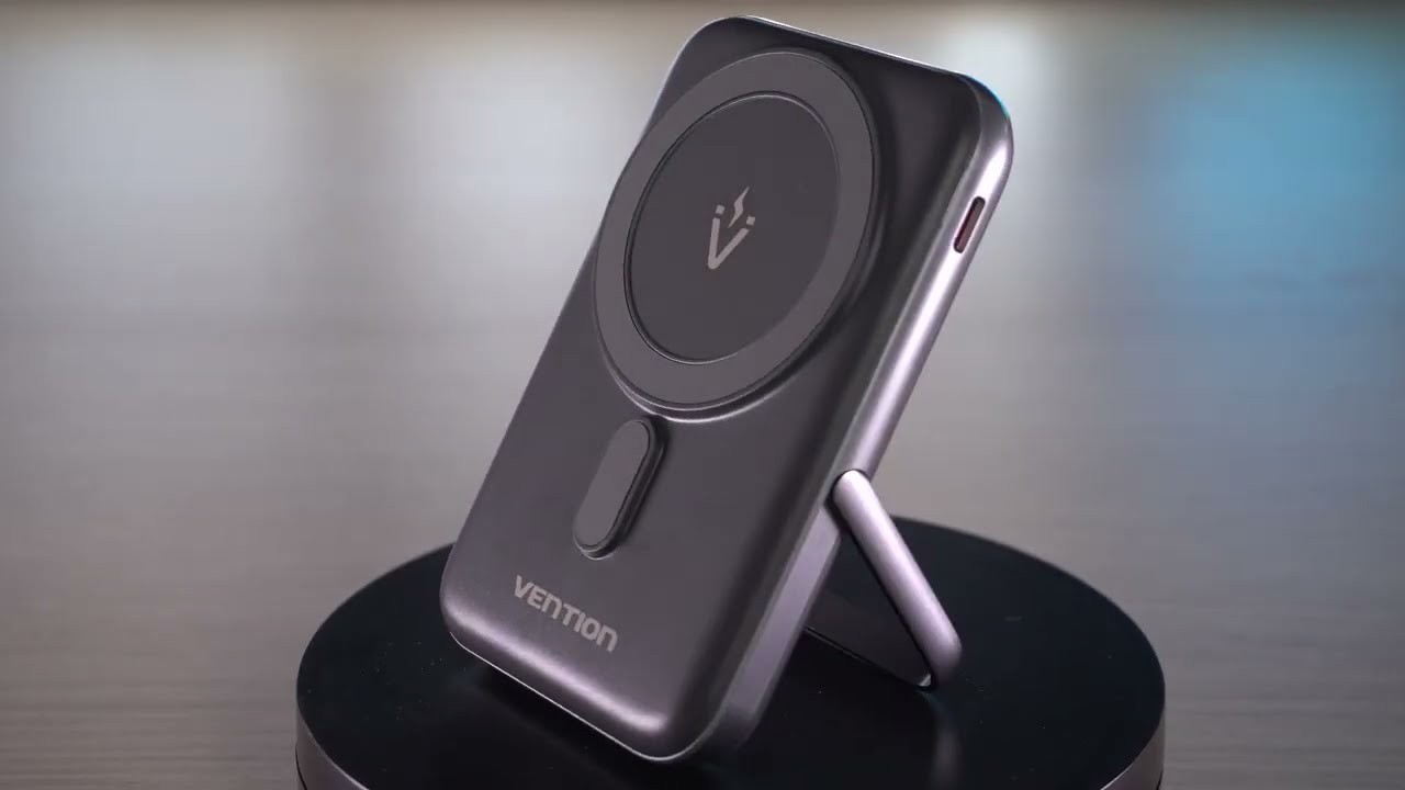 Ten powerbank MagSafe nigdy cię nie zawiedzie - Vention 10000mAh Magnetic Wireless Power Bank 20W