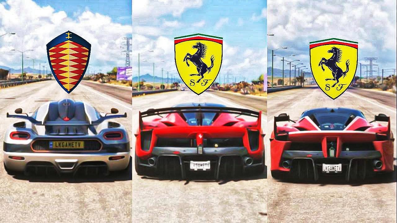 FH5 DRAG RACE! - Koenigsegg ONE1 Vs Ferrari FXXK Evo Vs Ferrari FXXK