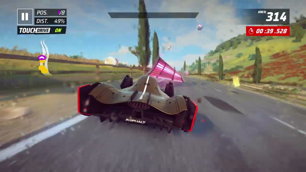 Driving ultra sport car using nitro perform 360° crash other car and win 🏎️ #gaming #trending #viral