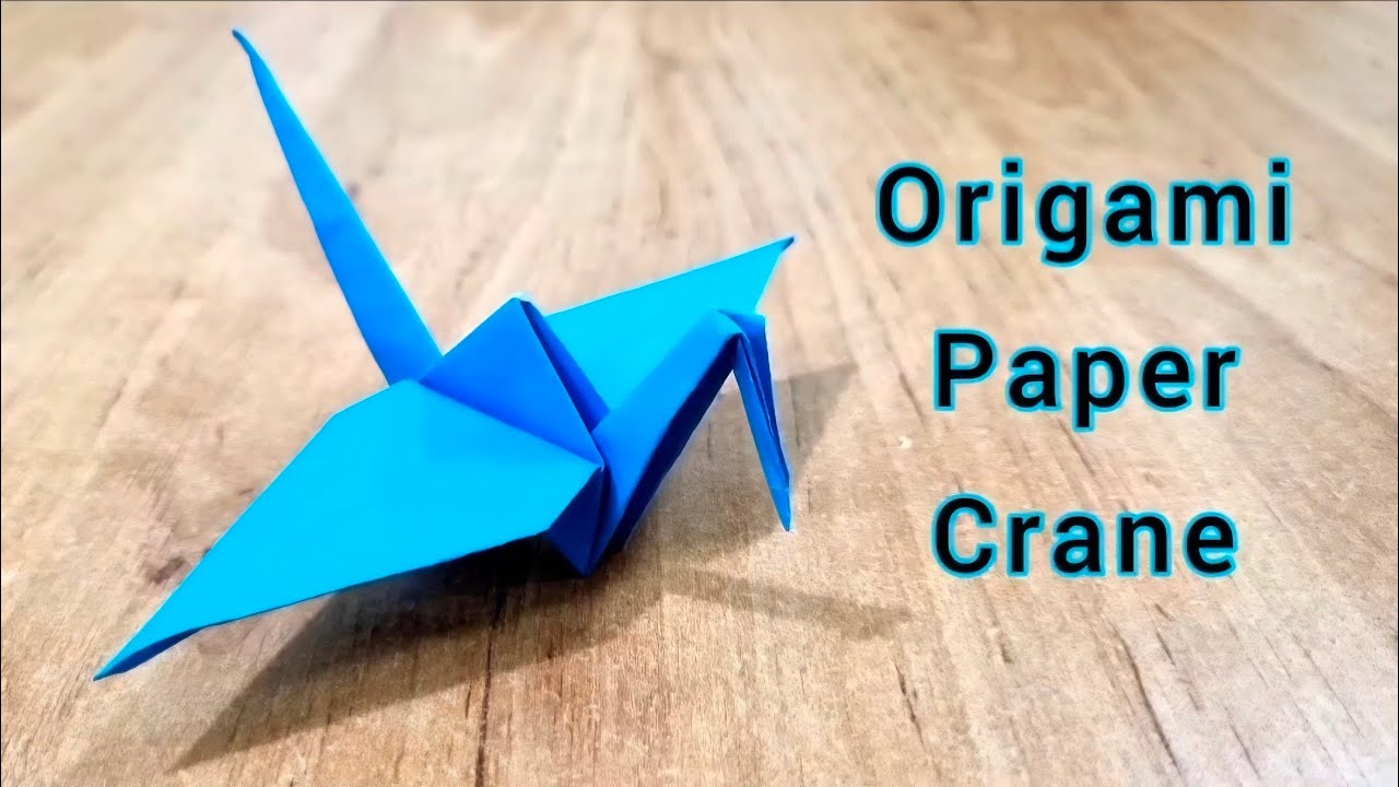 This is Origami paper Crane,How make it?