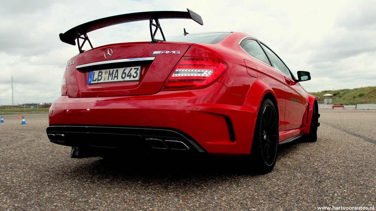 Mercedes-Benz C63 AMG BLACK SERIES in Action! Lovely sounds! - 1080p HD