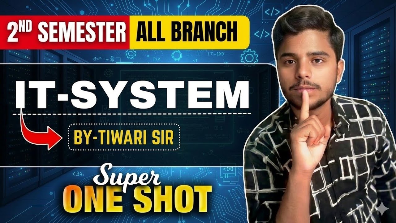 🔥BTEUP 2nd Semester IT System Important Questions 2026 | One Shot + Answers 