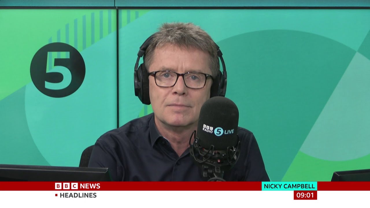 BBC Radio 5 Live: Nicky Campbell (09BST - Headlines & Intro - New Ugly Ticker - 26/6/23) [1080p50]