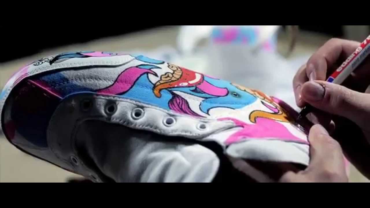 USD CARBON FREE+ DIY Skates - Michael Weinlein custom graphic art