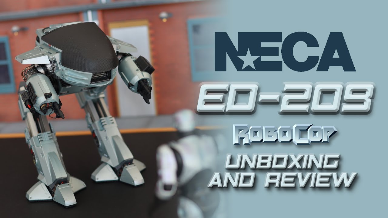 Фигурка NECA ED-209 из фильма «Робокоп» — распаковка и обзор.