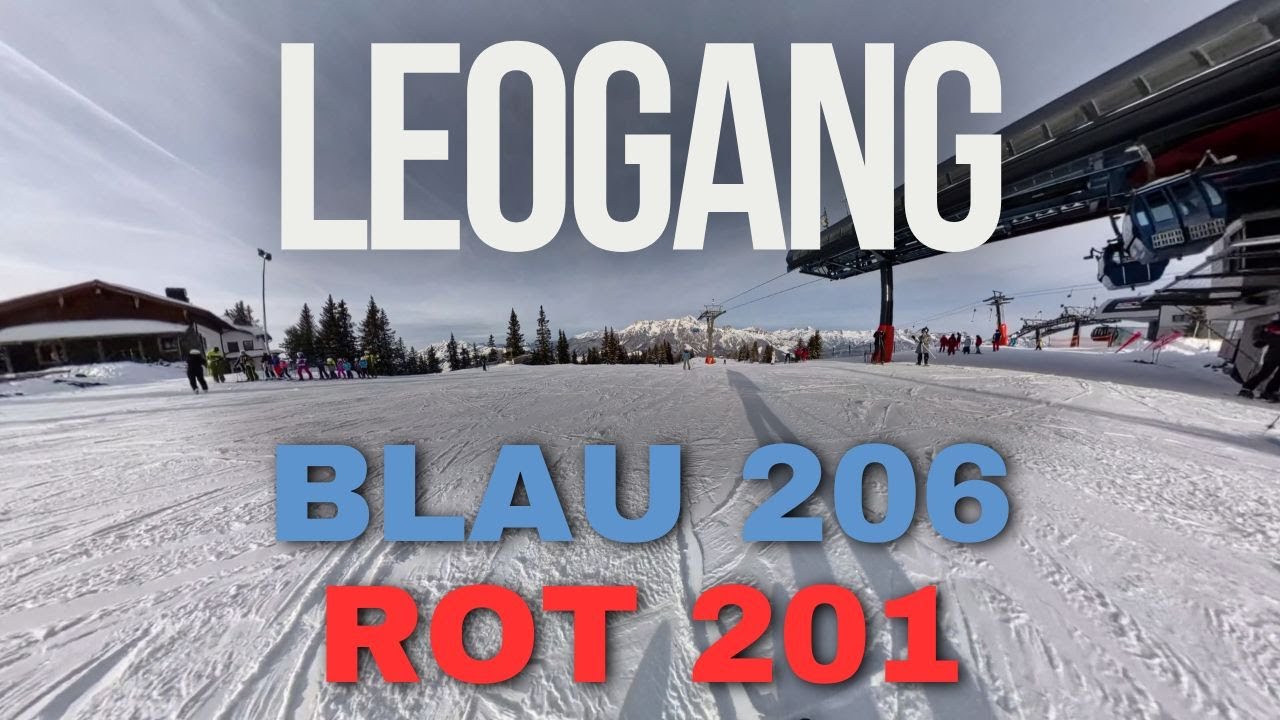 Ski POV - Leogang 206 Blue & 201 Red Piste