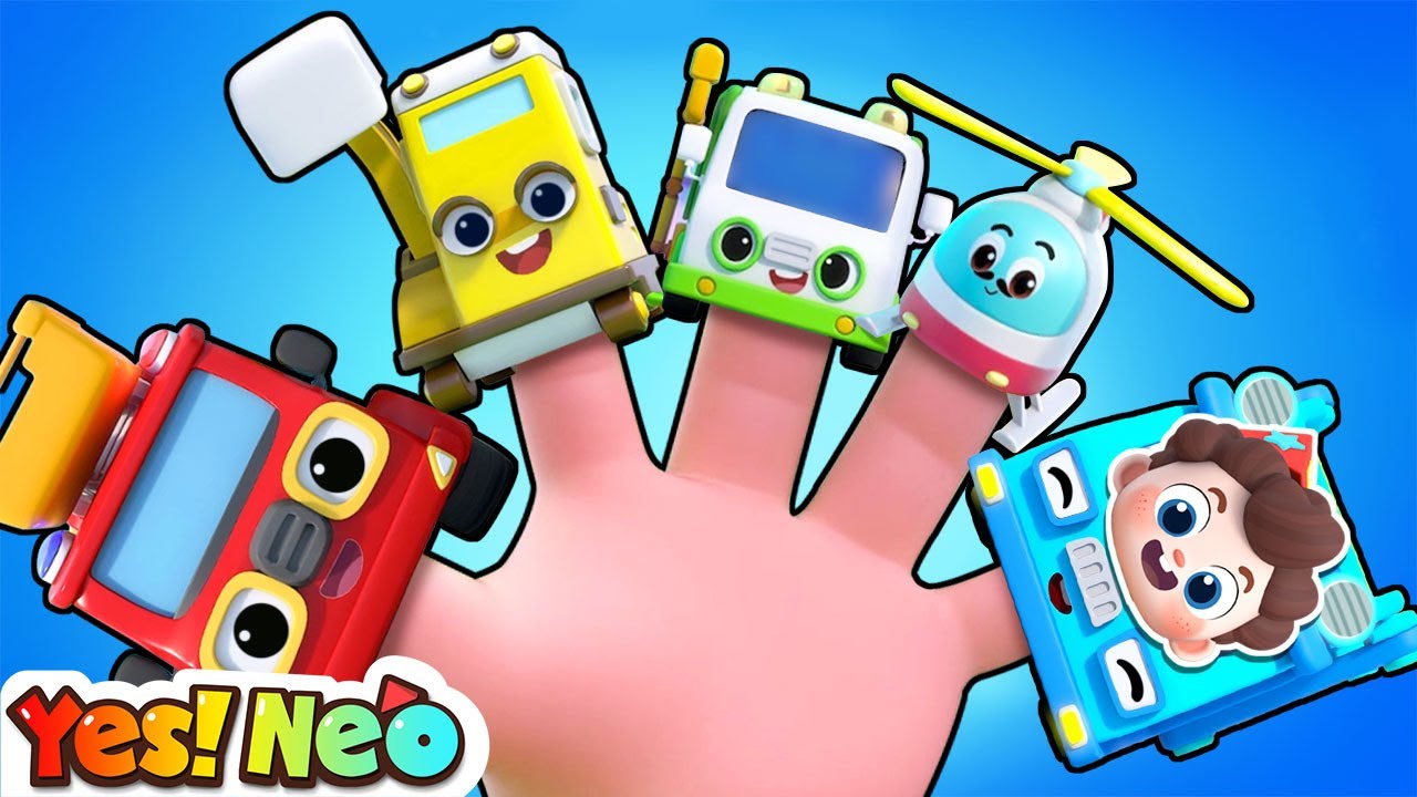 Finger Family Song (Street Vehicles) | Transportation Song | Nursery Rhymes & Kids Songs | Yes! Neo