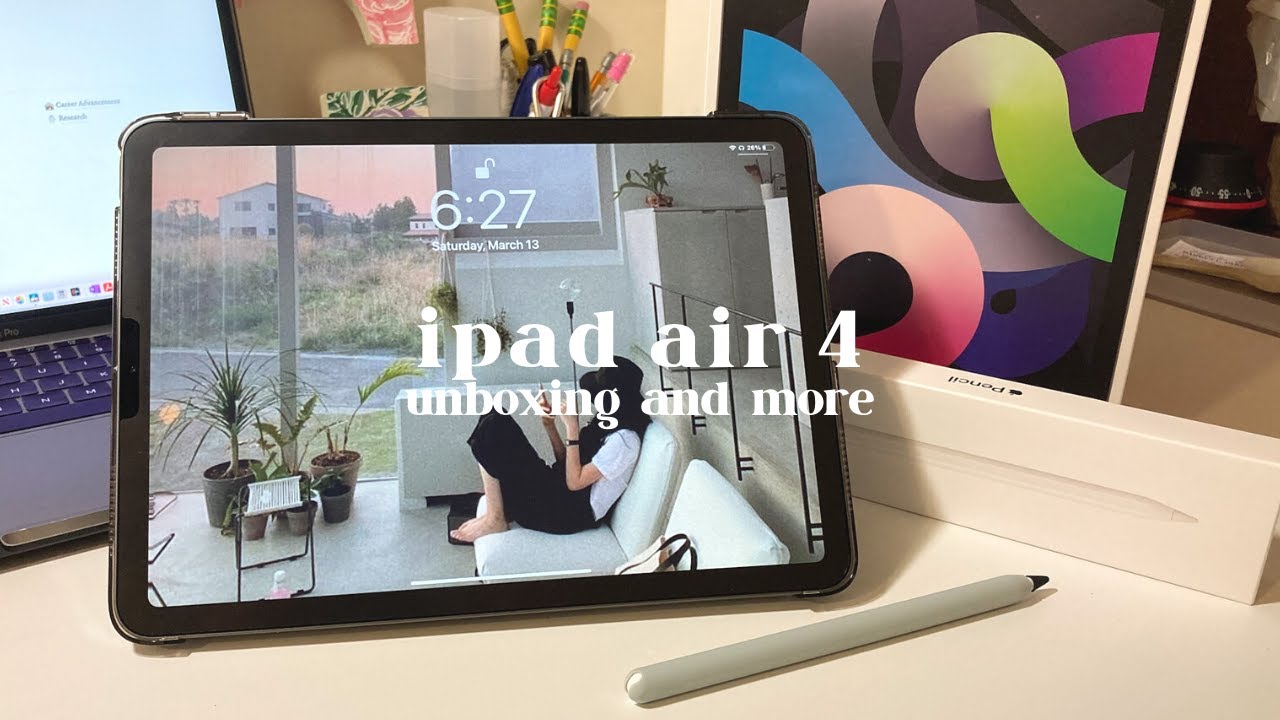 ♡ ipad air 4 (2020) unboxing and what's on my ipad! 📦📲