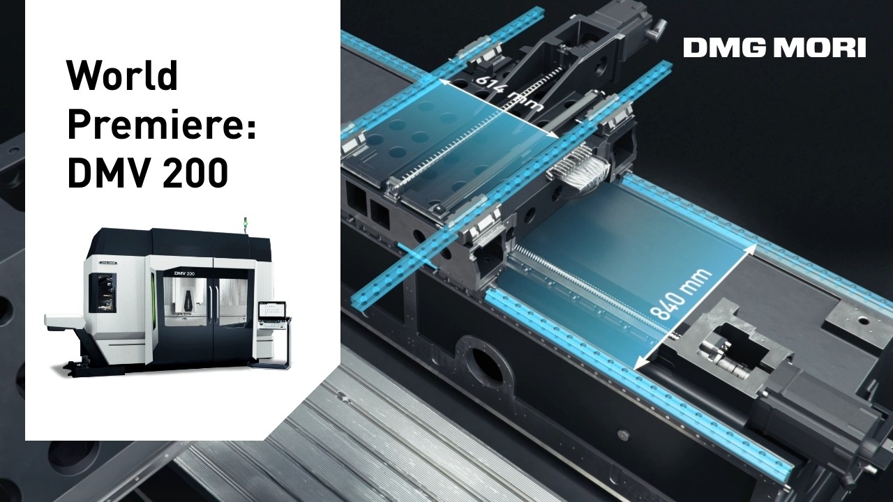 DMV 200 – Best Performer in Vertical CNC Milling
