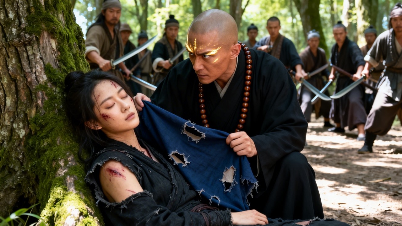 武俠電影！幸存女俠被第一高僧救下傳授功夫，從此逆轉命運！#成龍 #武俠 #功夫 #劉亦菲 #王一博 #肖戰
