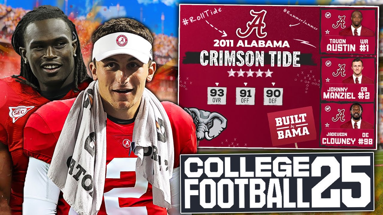 I Reset Alabama To 2008.. But Its College Football 25 (Nick Saban Challenge)