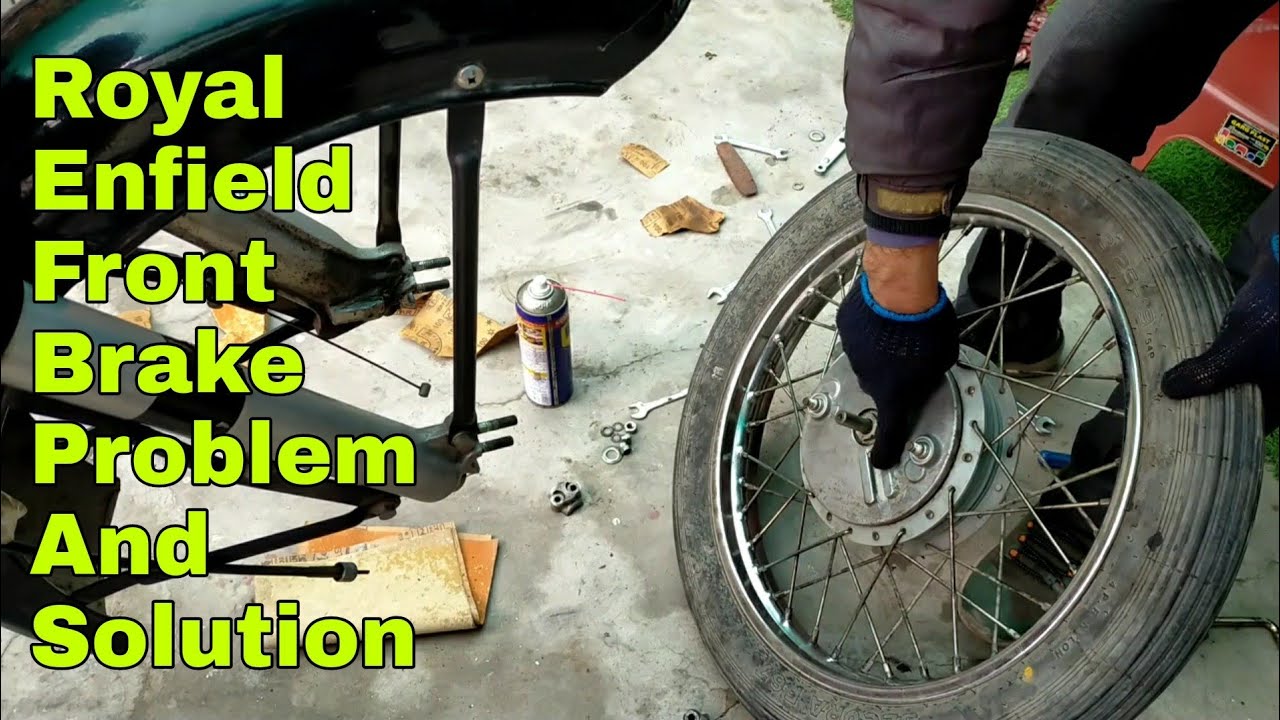 Royal Enfield | Front Drum Brake Problem And Solution | #mehrariderzz |