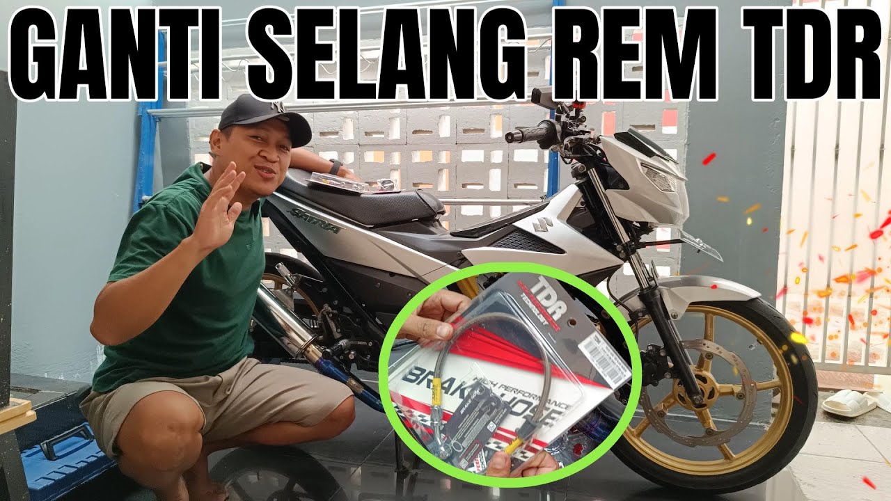 GANTI SELANG REM BELAKANG DAN TABUNG MINYAK REM BELAKANG SATRIA FU FI