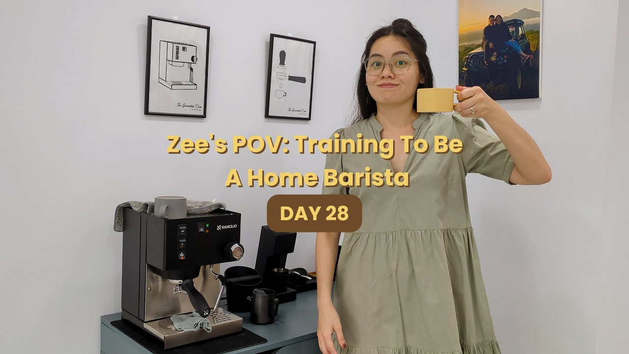 Zee's POV: Making coffee daily until I am good at it | DAY 28 | Rancilio Silvia V6 & Varia VS3