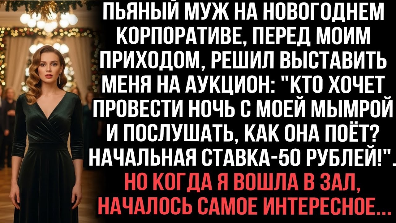 «Муж продал меня за 50 рублей на корпоративе… Но мой выход в зал всё изменил!»