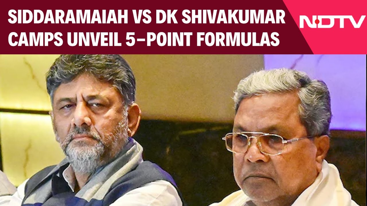 Siddaramaiah vs DK Shivakumar Camps Unveil 5-Point Formulas Amid Power Struggle​