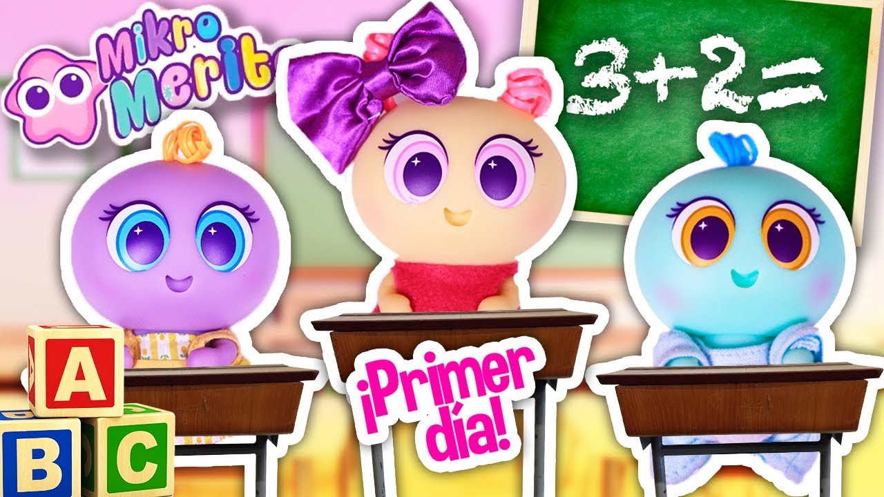 MIKROMERITOS en su PRIMER DIA de ESCUELA - MIKRO MERITOS Distroller - Juguetes Fantásticos