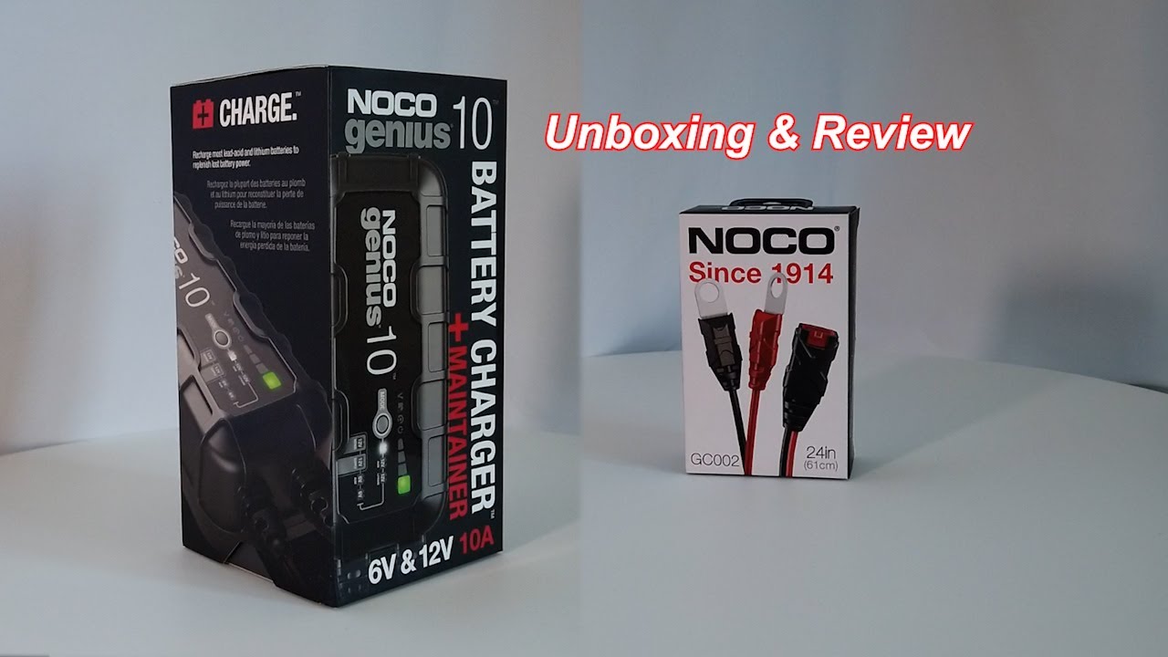 NOCO GENIUS10 Battery Charger & Maintainer - Unboxing & Review! Must Have Product For Anyone!!