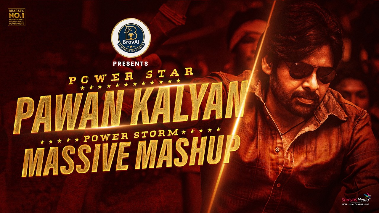 Power Star Pawan Kalyan Power Storm Massive Mashup ⚡🔥| Ustaad Bhagat Singh | Shreyas Media