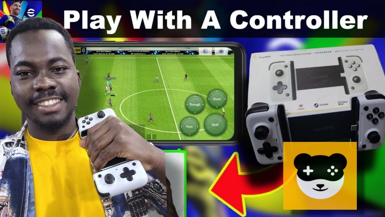 HOW TO PLAY EFOOTBALL25 WITH PANDA GAMEPAD PRO(STANDARD STYLE)( CONTROLLER)