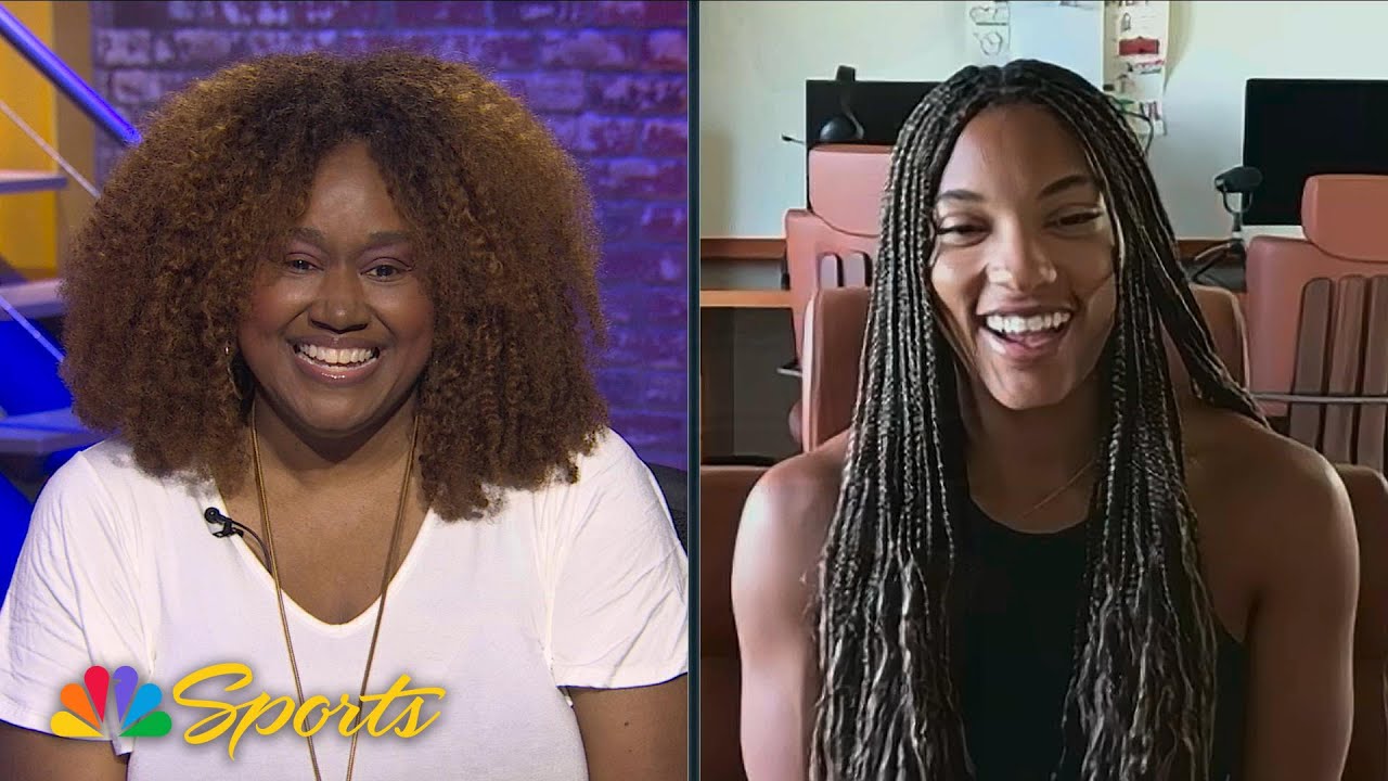Tara Davis-Woodhall pulls the curtain back on mental and women's health | NBC Sports