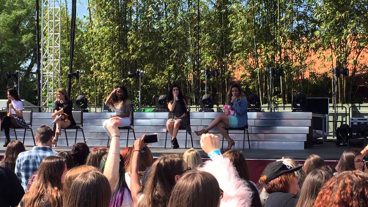 Fifth Harmony Lalalatch mashup + Q & A (Busch Gardens, Tampa) 03/08/15