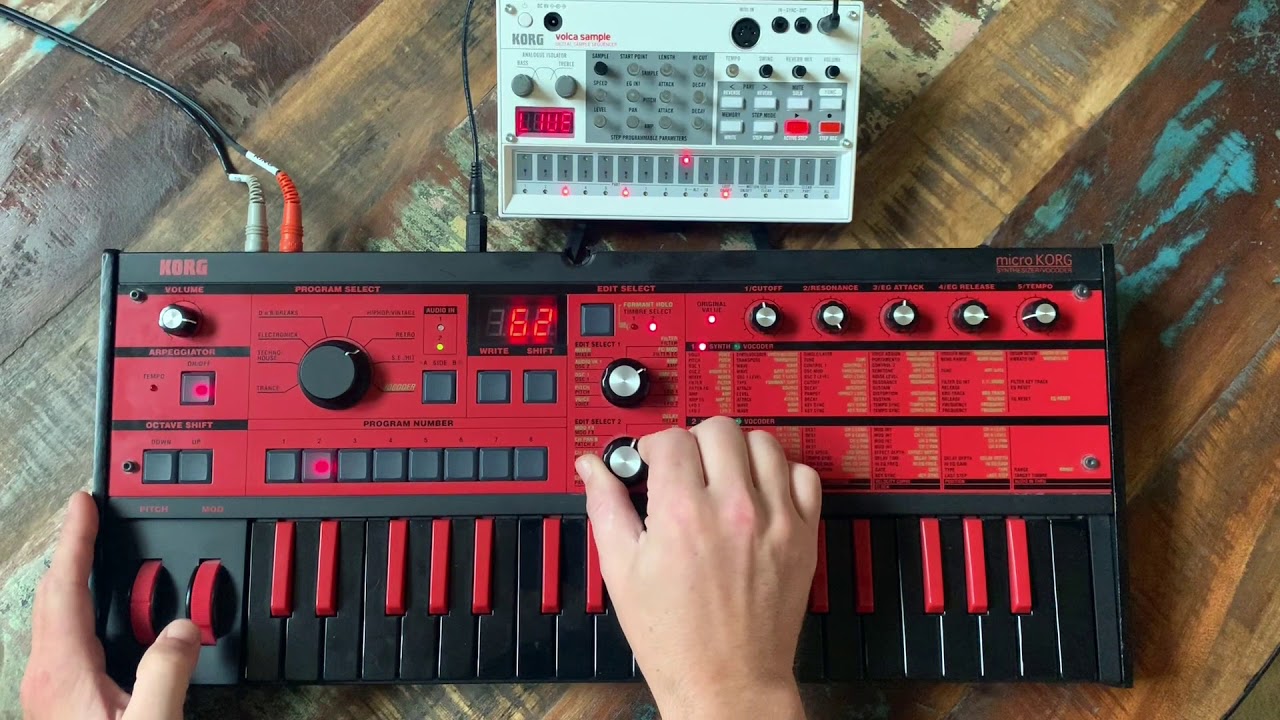 Korg Microkorg+Volca Sample | Lo fi Ambient Downtempo
