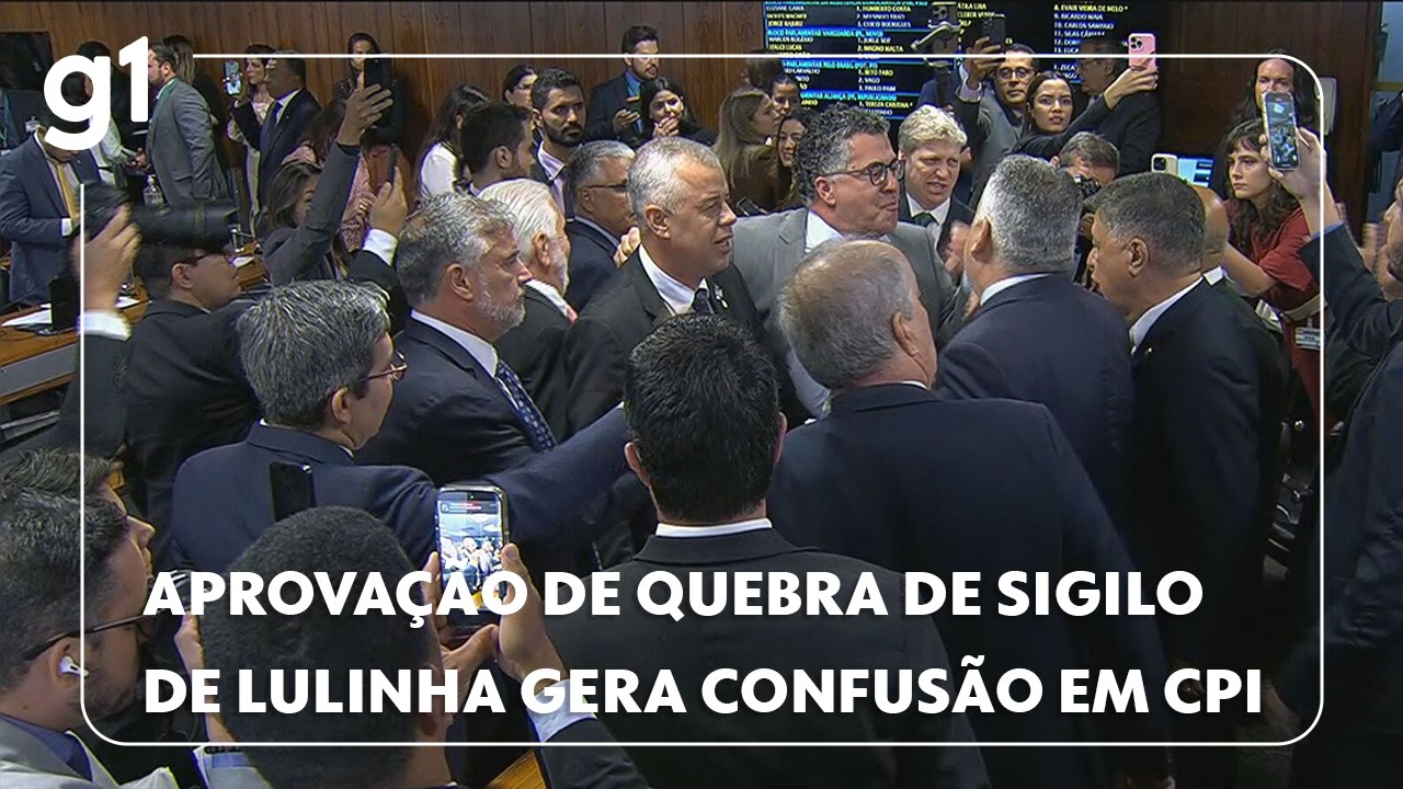 CPI do INSS aprova quebra de sigilo bancário de filho de Lula; sessão é marcada por confusão