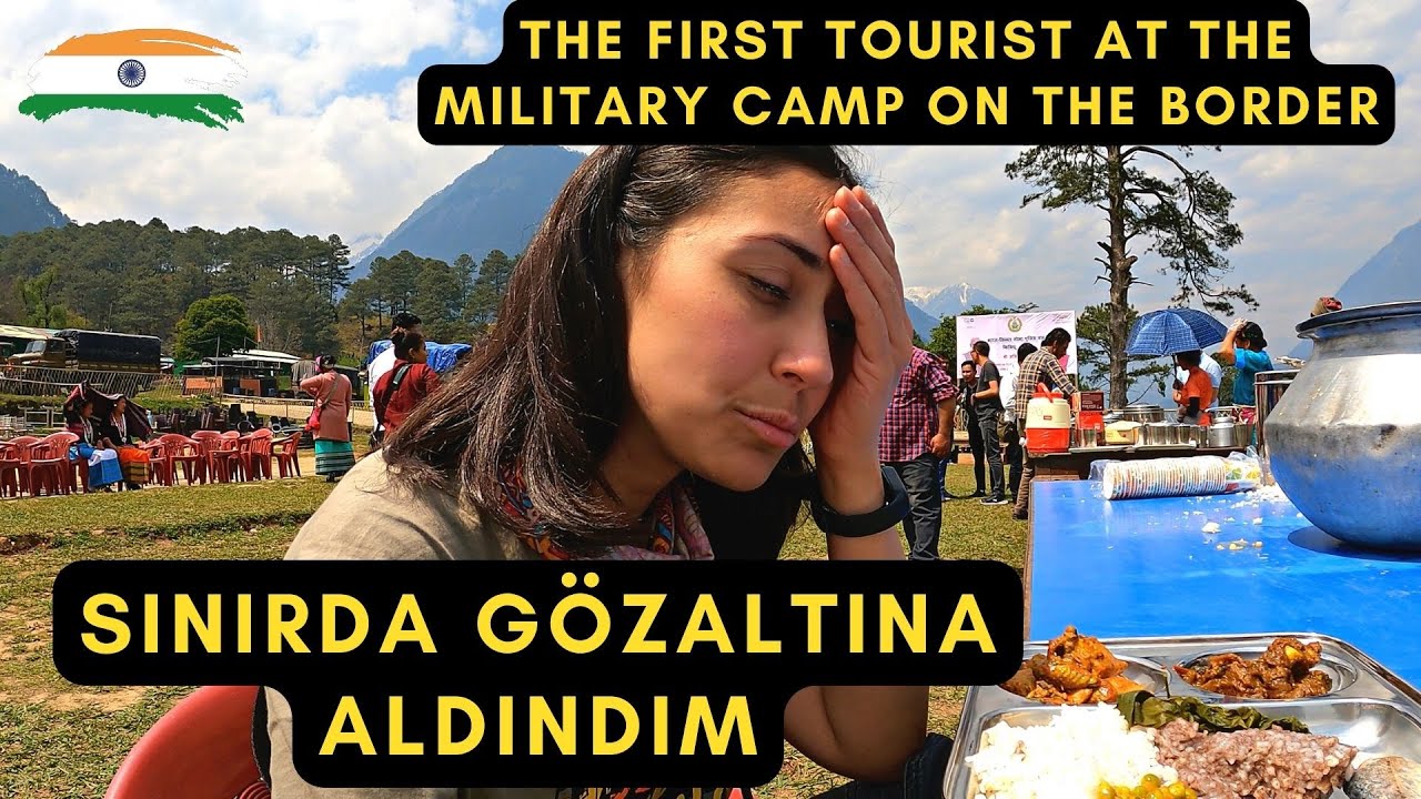 ÇİN-HİNDİSTAN SINIRINDA GÖZALTINA ALINDIM / Askeri Kamptaki İlk Turist! Hindistan Motovlog #26