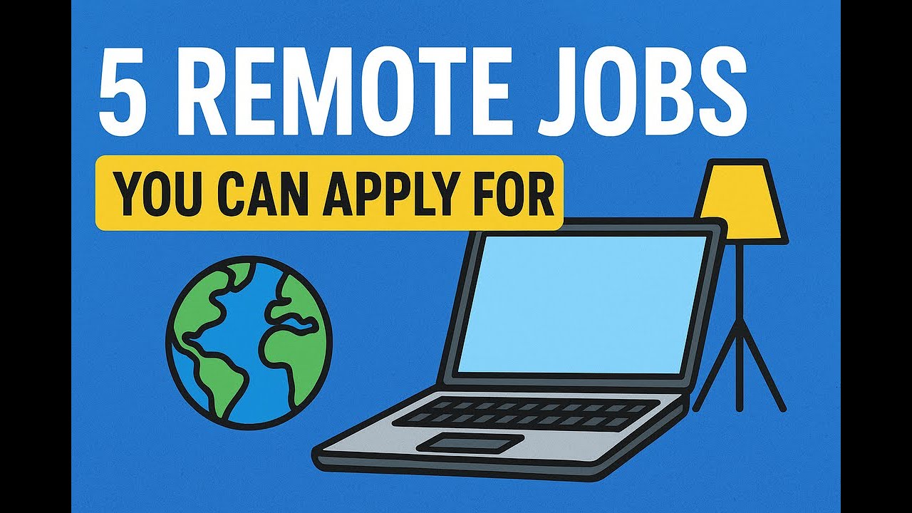 5 Remote Jobs Hiring ASAP| Work From Home 2025