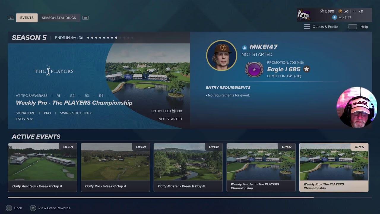 PGA 2k25: My Career (Goldmember) S3: AT&T Pebble Beach & Senior Tour Pro @ TPC Sawgrass! ⛳