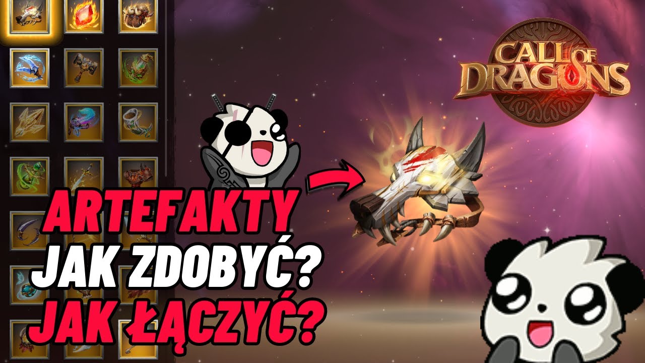 Jak dropić artefakty i dodawać bohaterom? - Call of Dragons #25