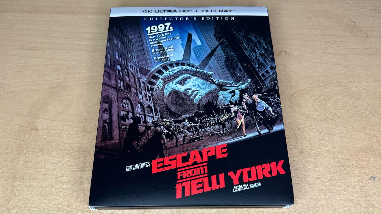 Escape from New York - Scream Factory Collector&rsquo;s Edition 4K Ultra HD Blu-ray Unboxing