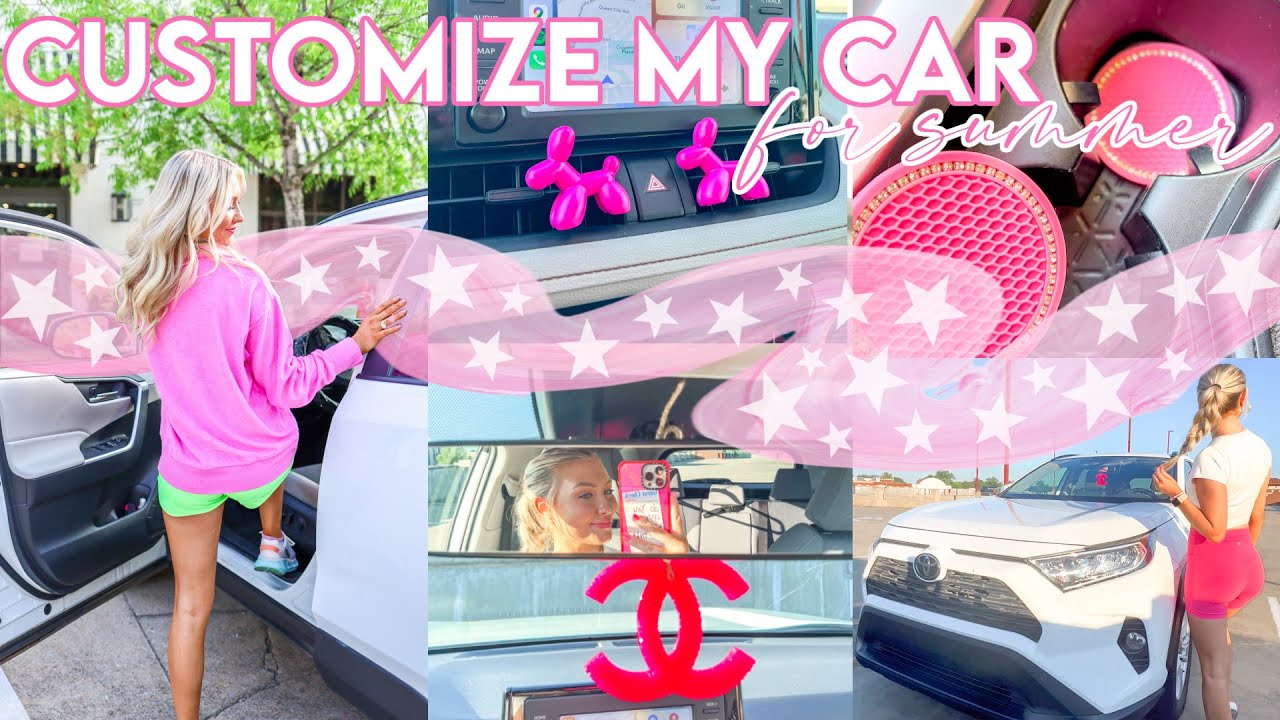 Decorating & Organizing My Car For Summer! | Toyota RAV4 | Lauren Norris