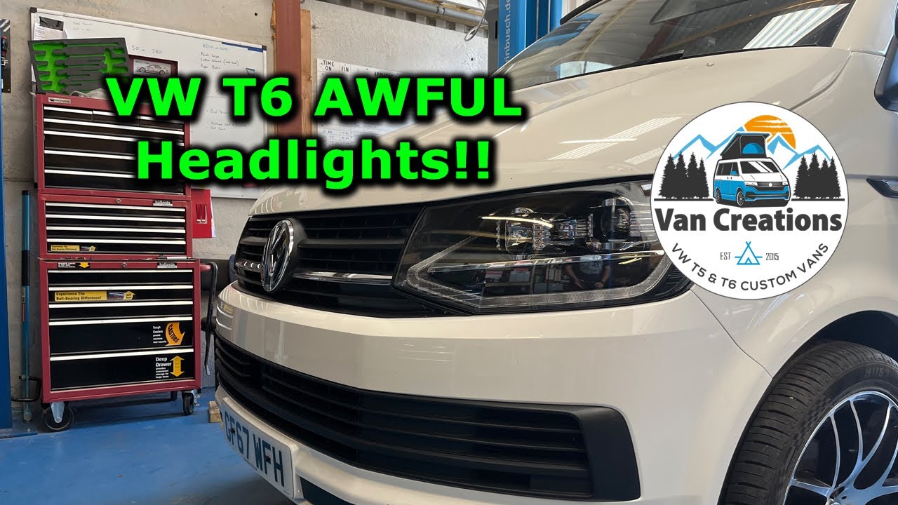 Как установить светодиодные фары THQ V3 для VW T6 — Часть 1 — Лампочки