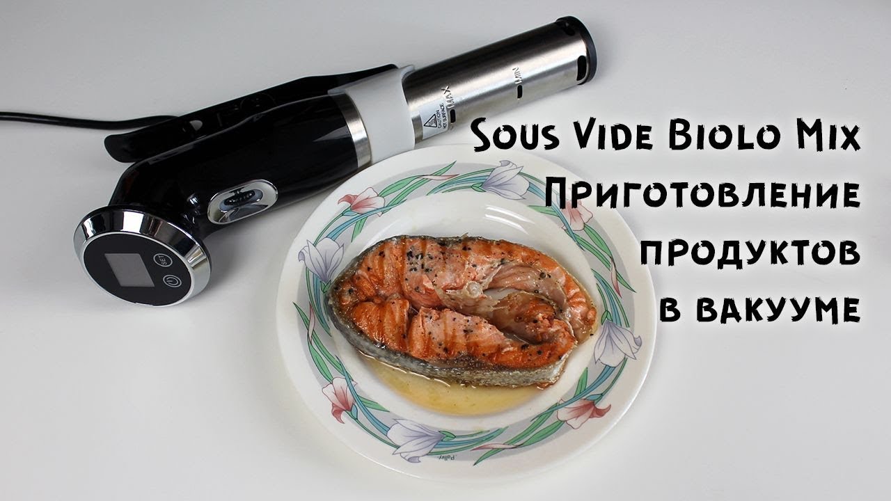 Су-вид BioloMix для приготовления вкусной и полезной еды в вакууме