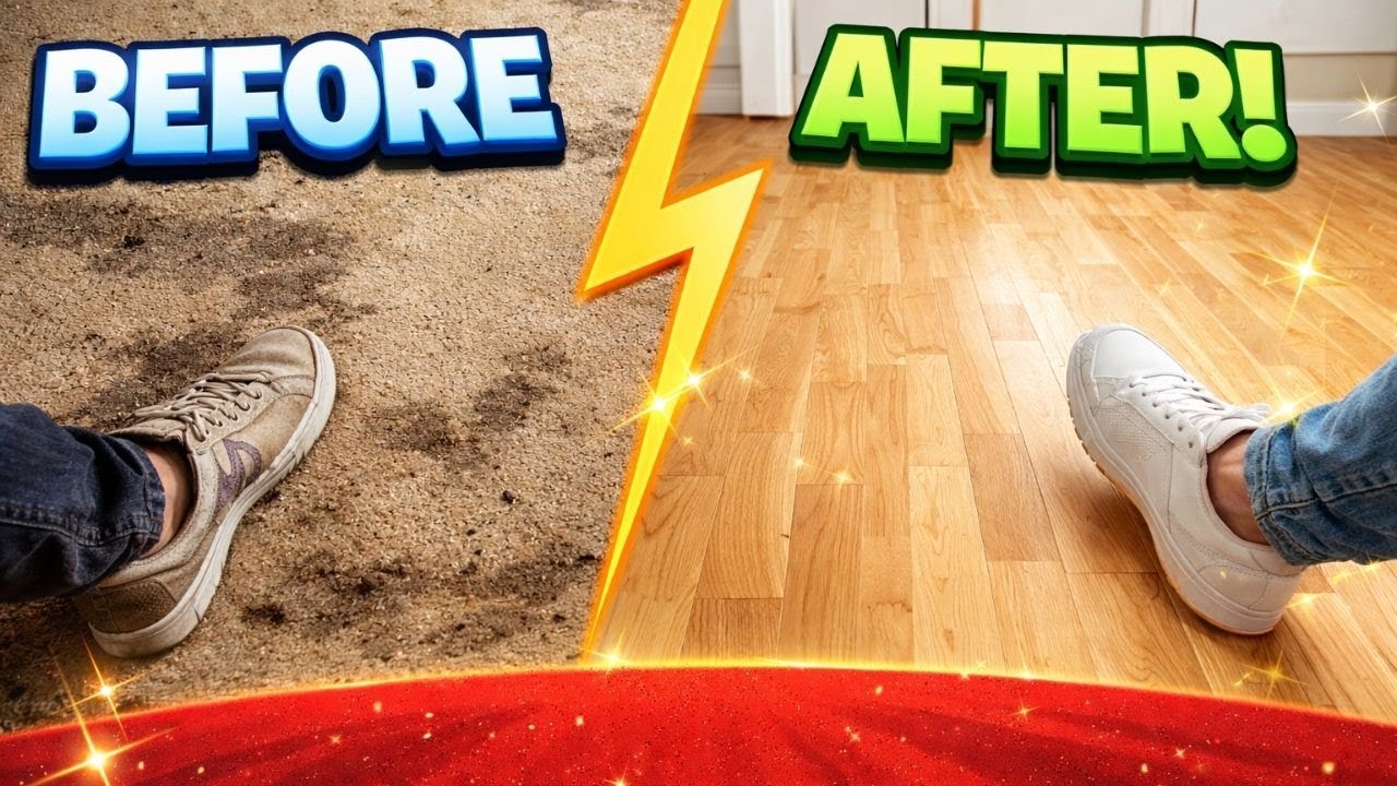 Amazing Floor Transformation | Old Floor to Modern Look 😍 | Before & After