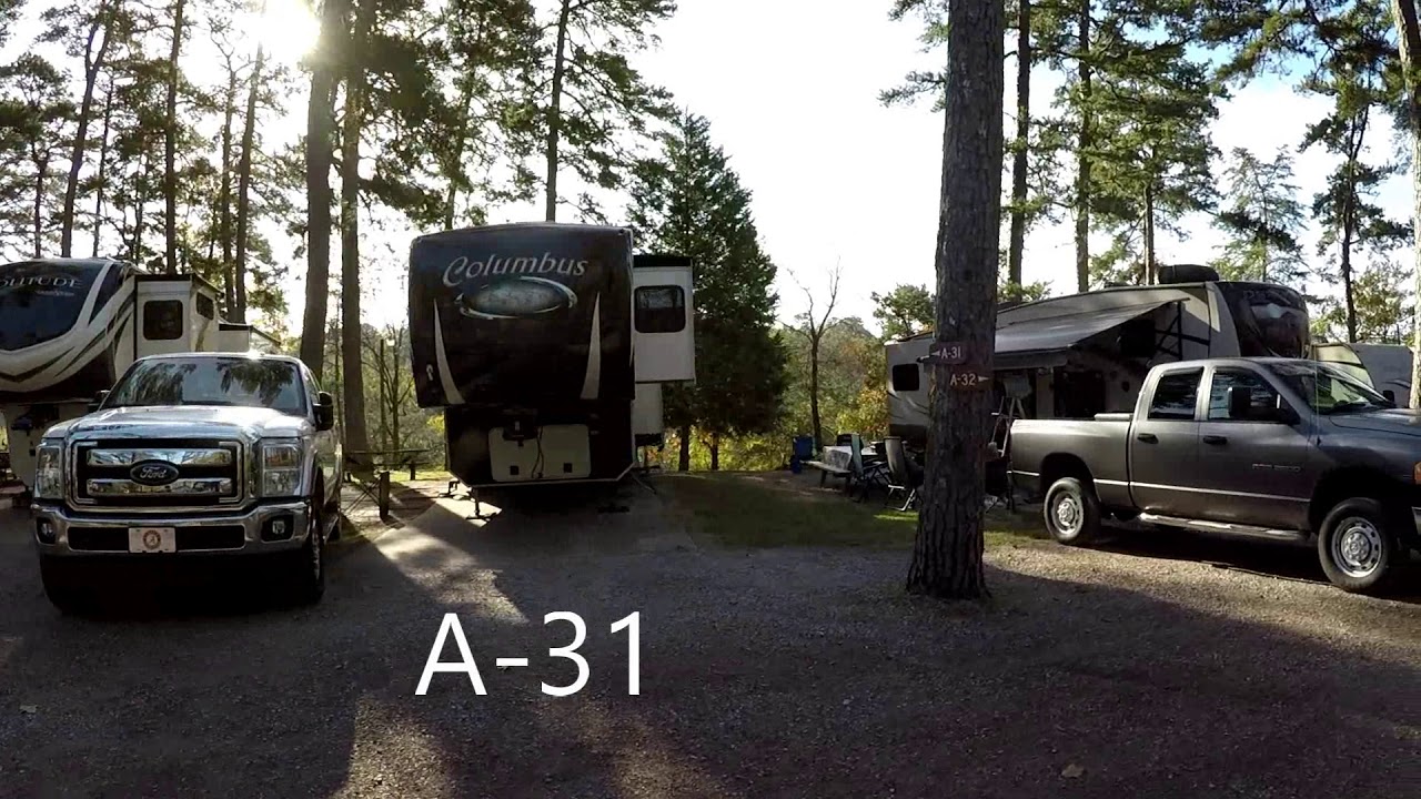 Noccalula Falls Campground -Gadsden Alabama - Site Views