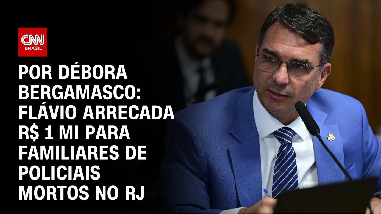 Fl&aacute;vio Bolsonaro arrecada R$ 1 milh&atilde;o em vaquinha para policiais mortos em megaopera&ccedil;&atilde;o | CNN 360&ordm;
