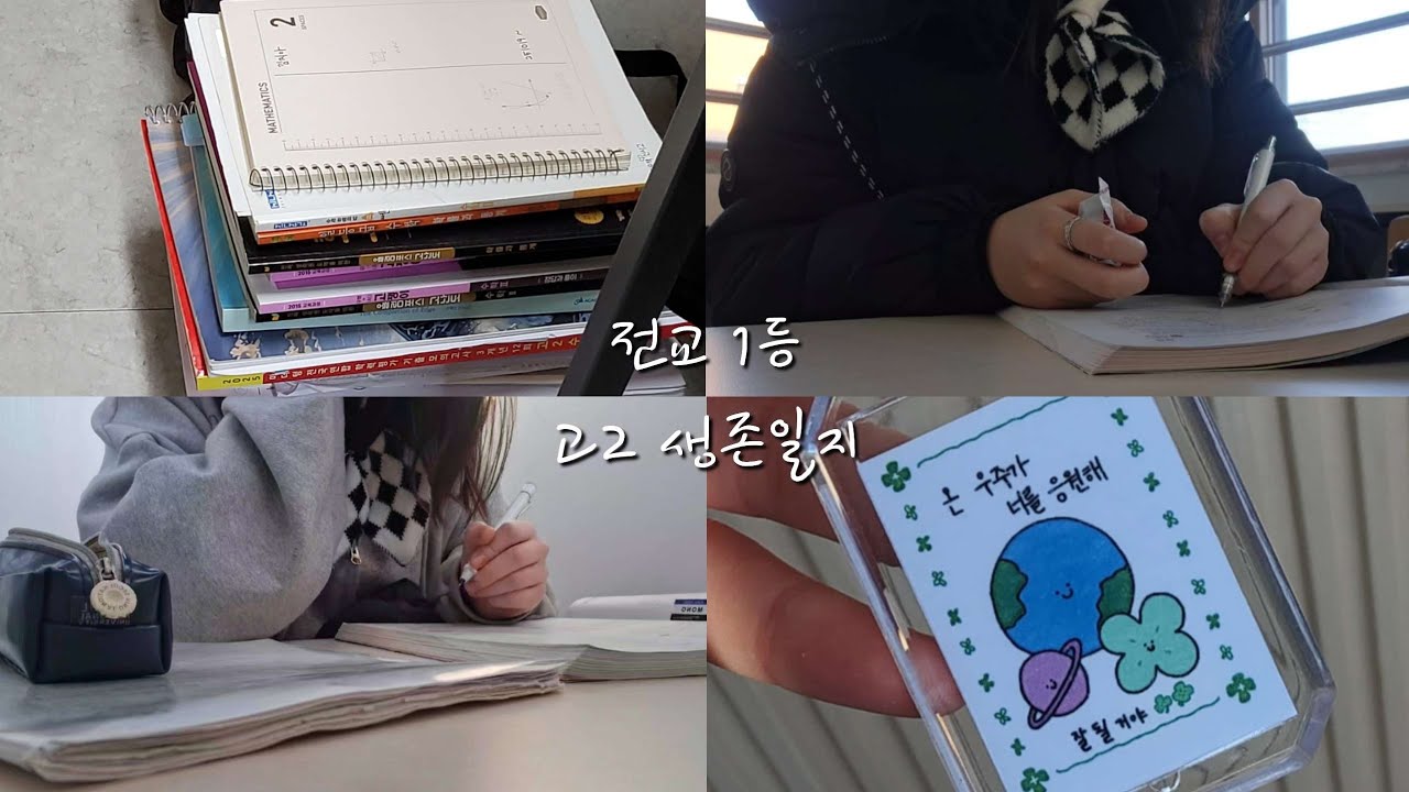 생존신고 : 수시러 고2로 살아남기 | 전교1등 브이로그 | 08 문과
