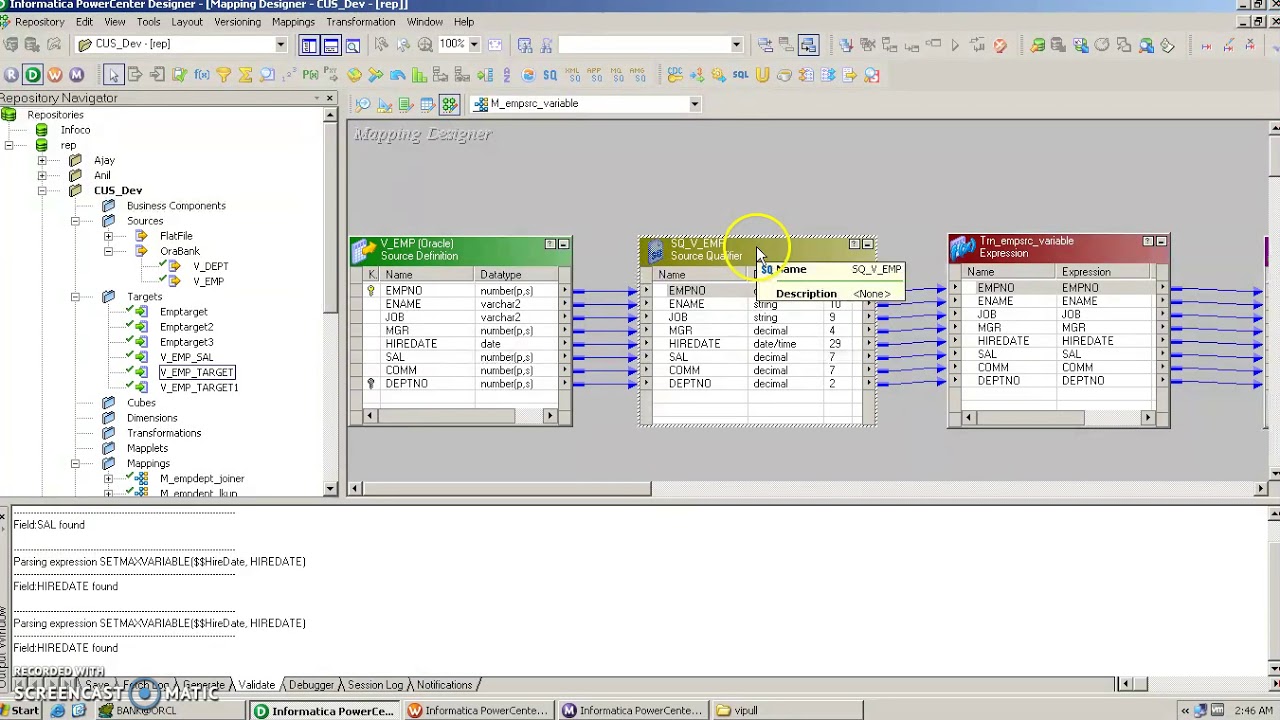 Informatica part18   Informatica Variables