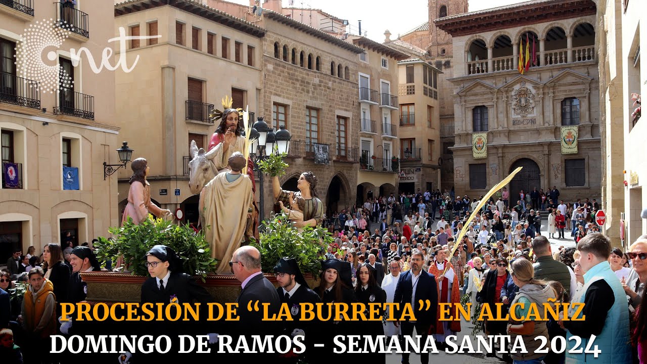 Procesión de LA BURRETA en Alcañiz | Semana Santa 2024