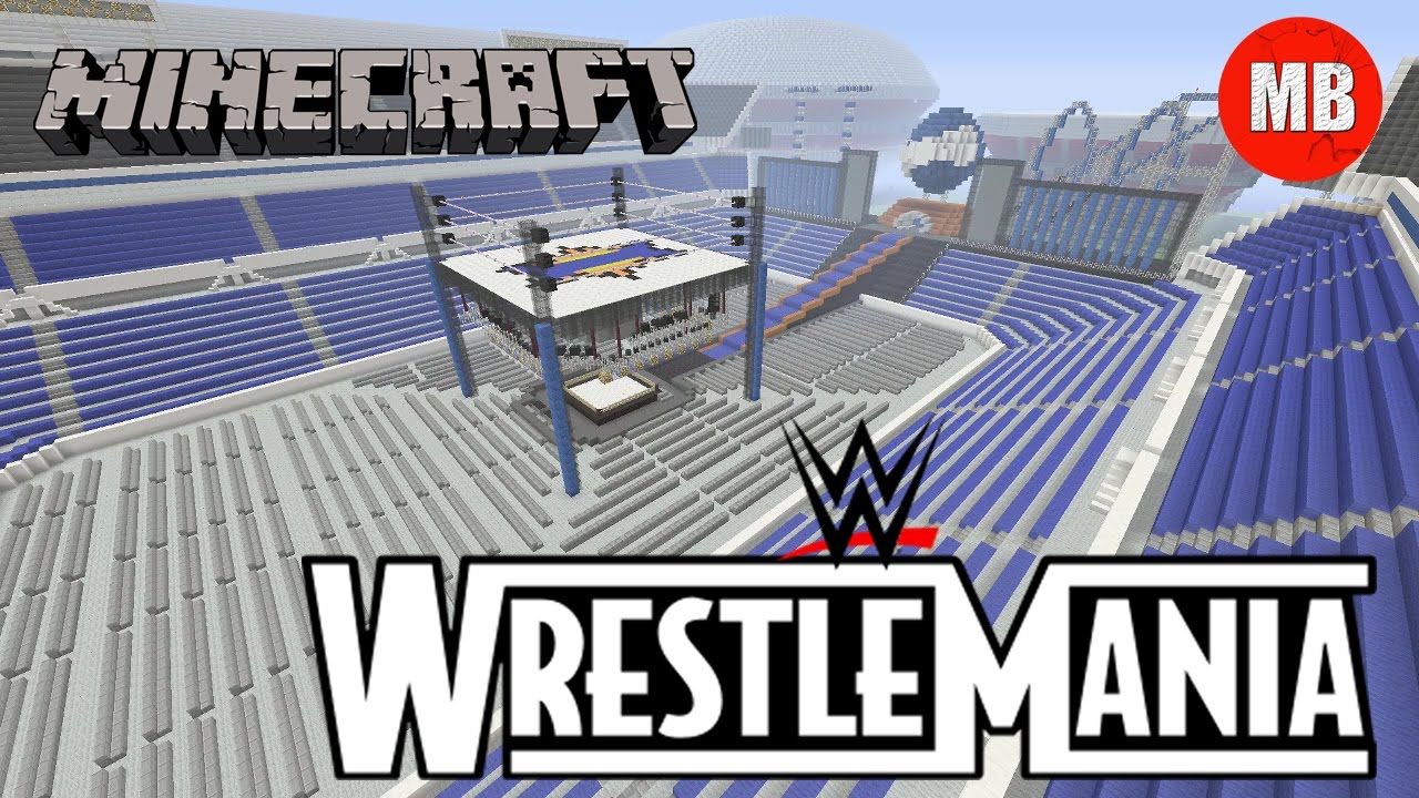 WWE Minecraft Wrestlemania 33 Arena!