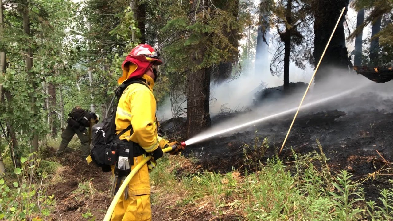 Firefighters Try To Stop Caldor Fire Above Homes In Tahoe's Christmas Valley
