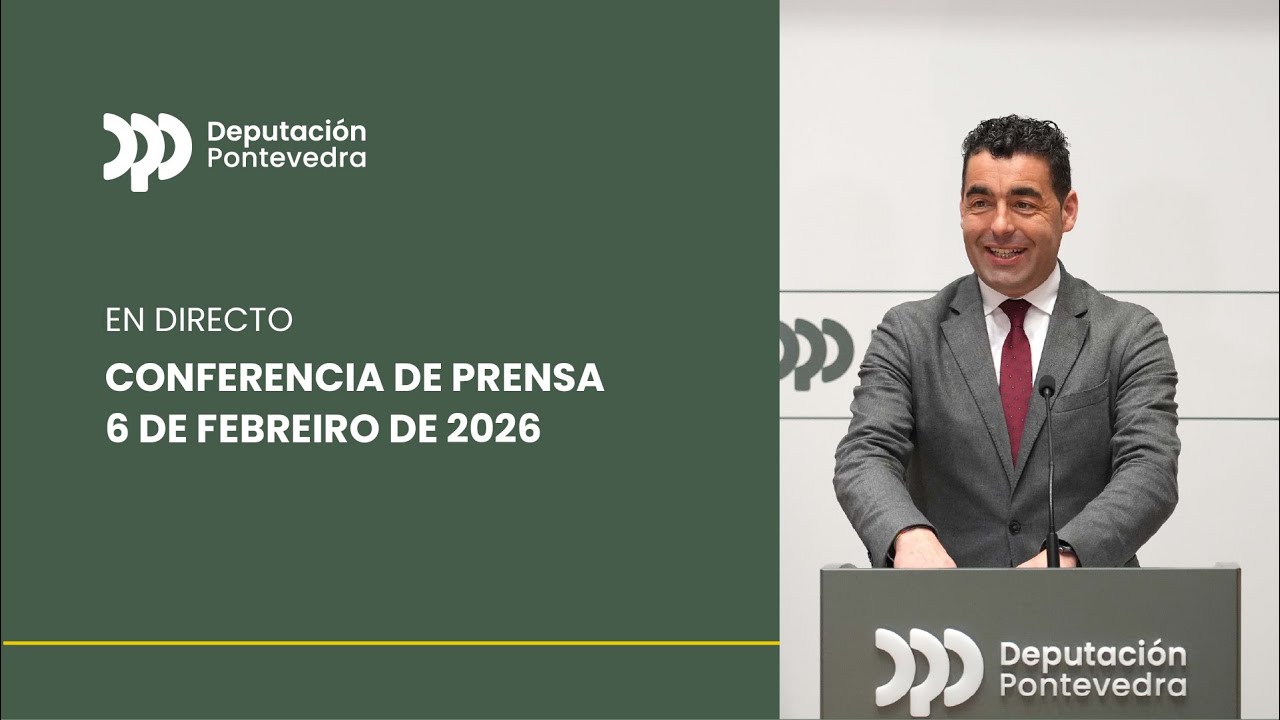 📡 Conferencia de prensa do 6 de febreiro de 2026