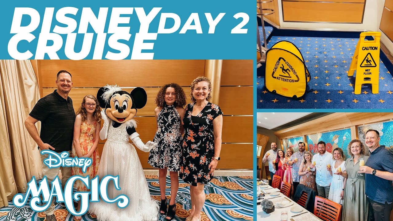 Monsoon At Sea Day! Palo Brunch, Crazy Weather, Fun on the Ship & Karaoke- Disney Magic Cruise Day 2