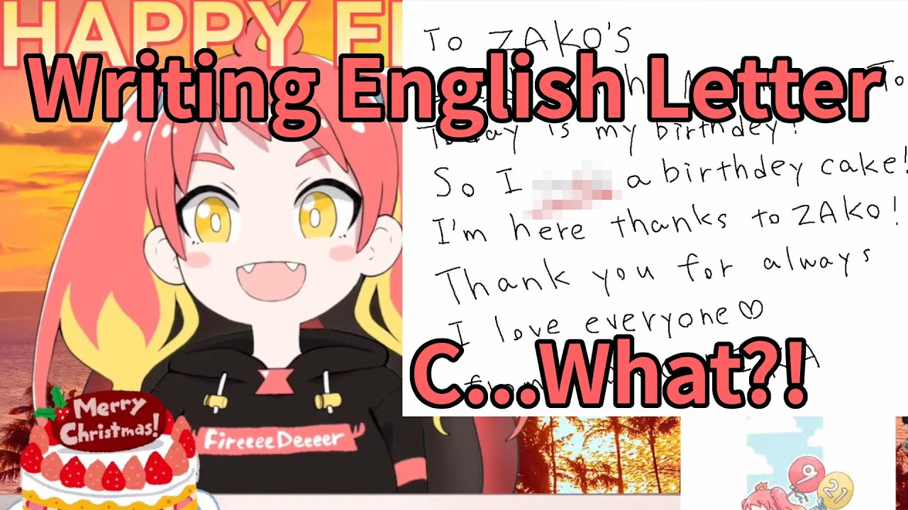 [Tomoshika] Writing English letter and...[ENG Subs]