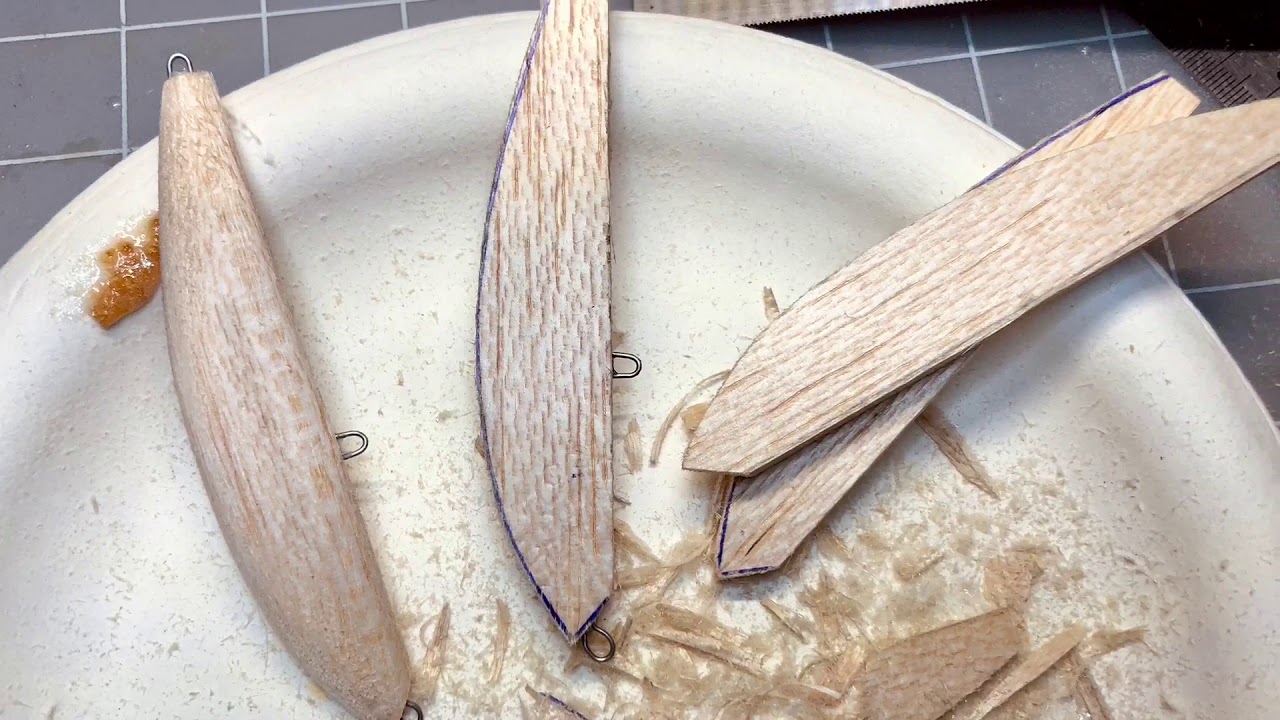Lure Making tutorial balsa Jerkbait from A to Z