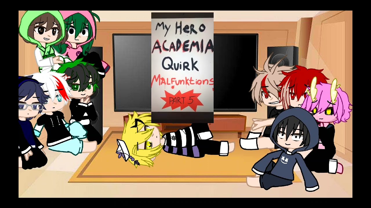 Dekusquad and bakusquad react tho there quirk malfunications||Ships||forgot sero😖🙂||